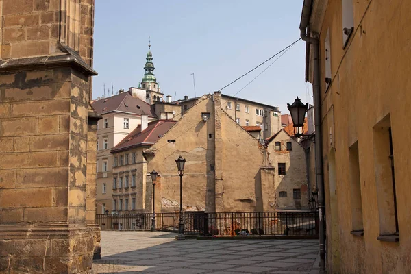 Klodzko city buildings during summer — Stock Photo, Image