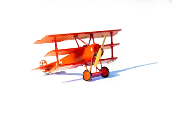 Famoso Barón Rojo, Fokker Dr. I avión kit de modelo de plástico — Foto de Stock