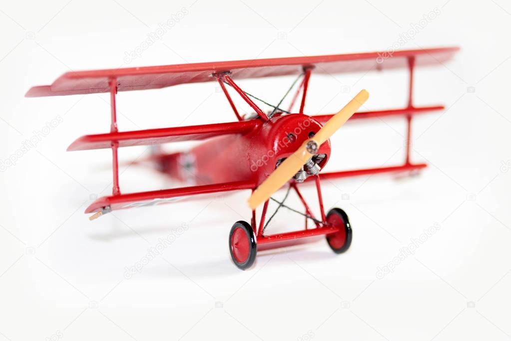 Famous Red Baron, Fokker Dr. I airplane plastic model kit