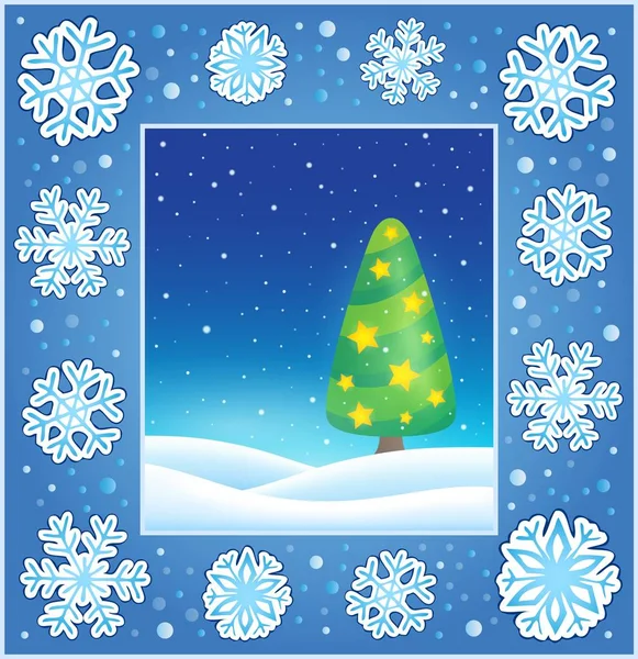 Christmas subject greeting card 3 — Stock Vector