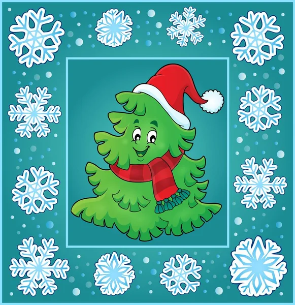 Christmas topic greeting card 7 — Stock Vector