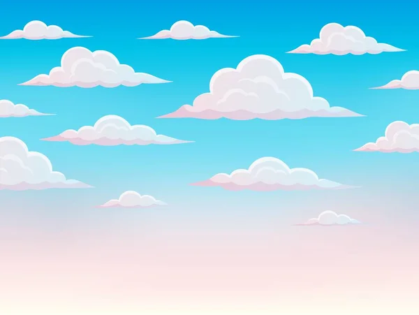 Tema cielo rosa fondo 1 — Vector de stock