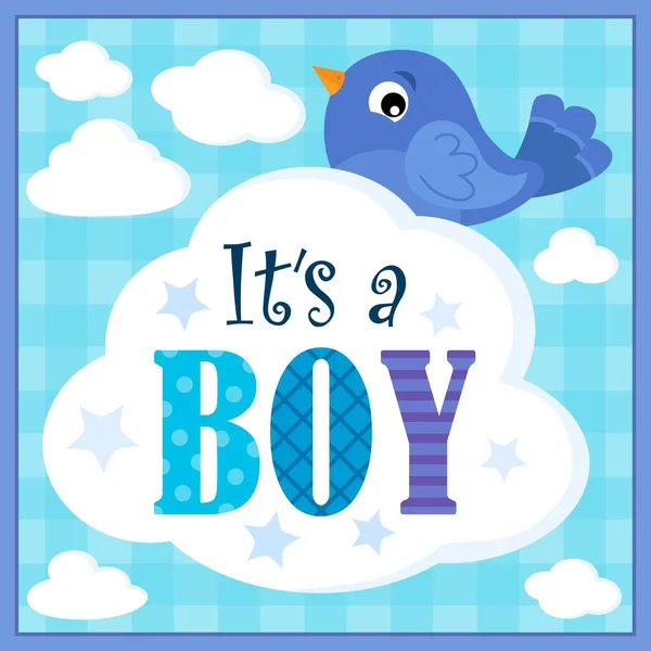 It is a boy theme image 1 — Stock Vector