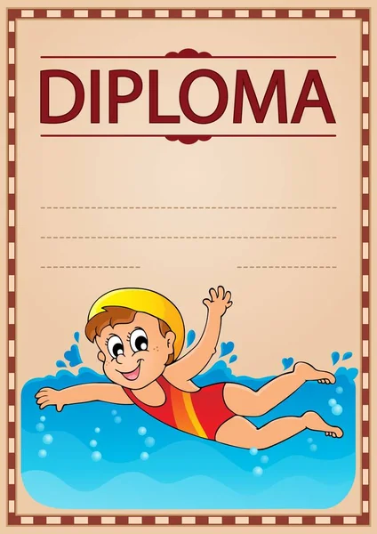 Diploma Tema görüntü 6 — Stok Vektör