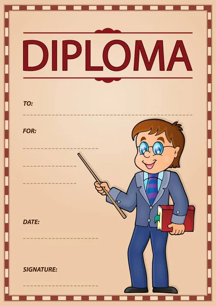 Imagem do sujeito do diploma 6 —  Vetores de Stock