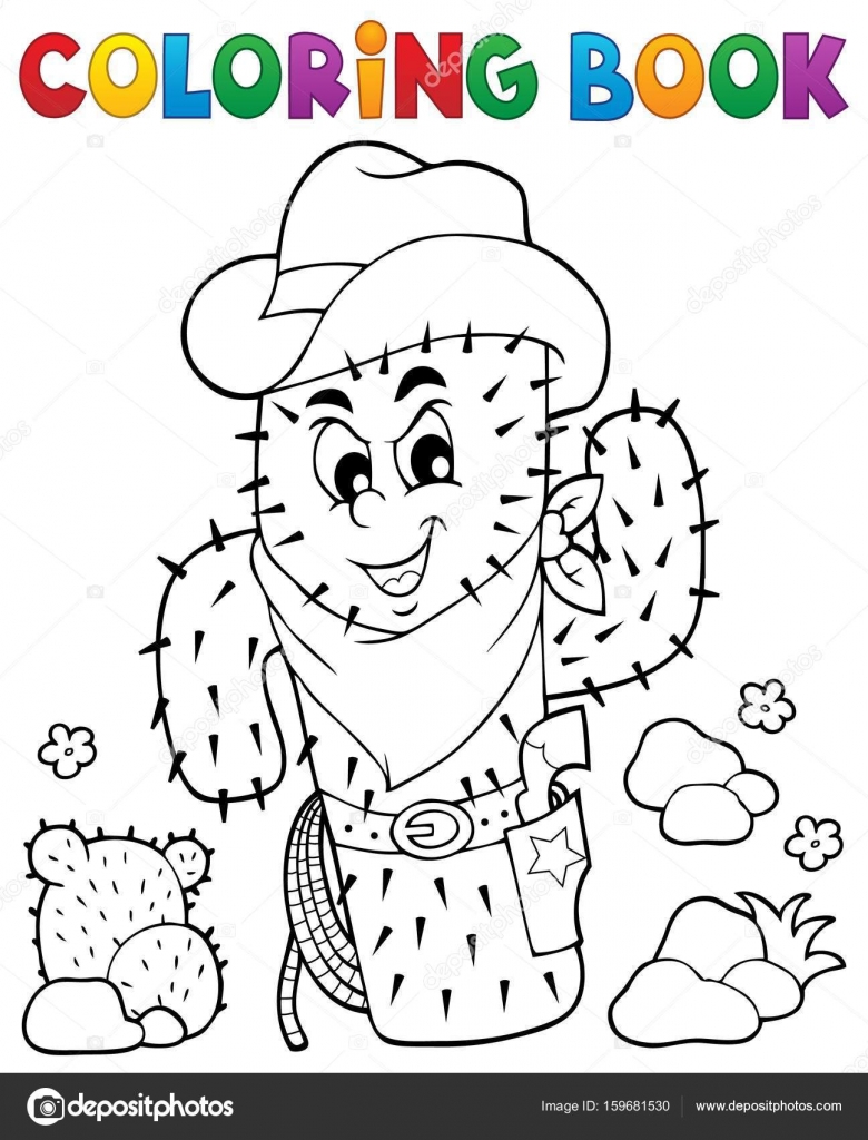 Vários cactos para colorir - Flores e vegetação - Coloring Pages