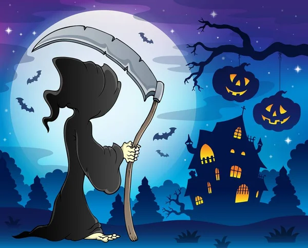 Grim reaper theme image 9 — Stock Vector