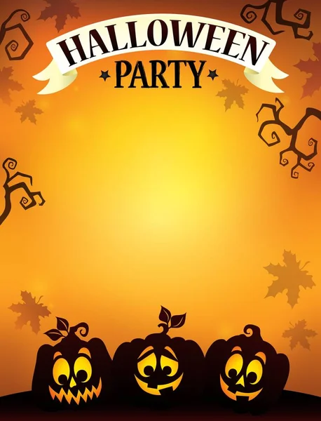 Halloween fiesta signo tema imagen 9 — Archivo Imágenes Vectoriales