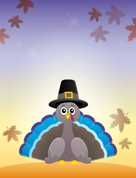 Thanksgiving dinde sujet image 6 — Image vectorielle
