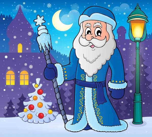 Father Frost theme image 2 — Stock Vector