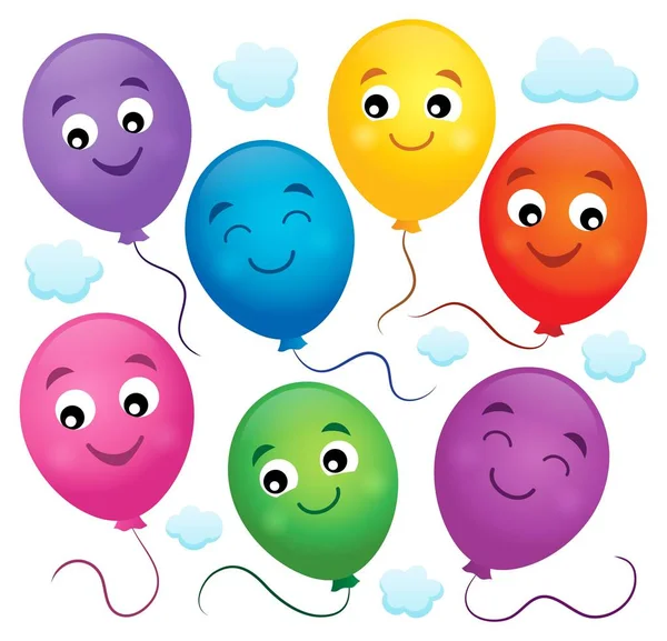 Balloons theme image 8 — Stock Vector