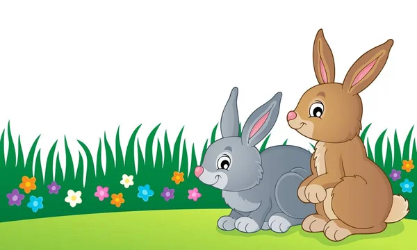 Rabbit topic image 7 — Stock Vector