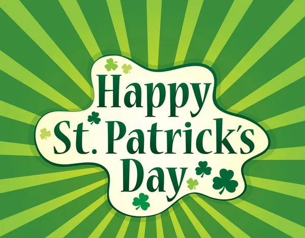 Gelukkige St Patricks Day Thema 2 — Stockvector