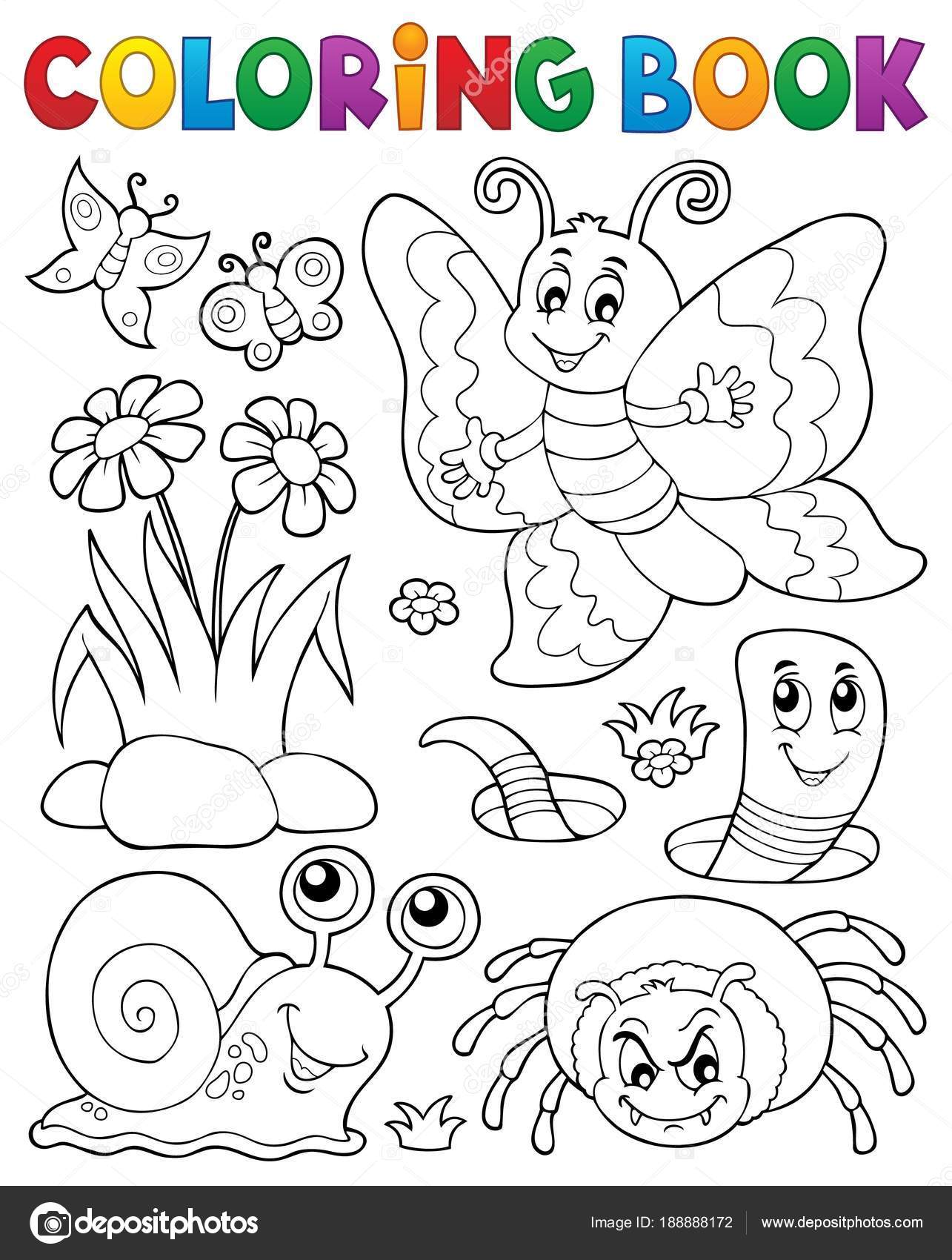 Animales pequeños para colorear | Libro para colorear con animales