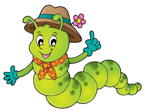 Happy guerpillar theme image 1 — стоковый вектор