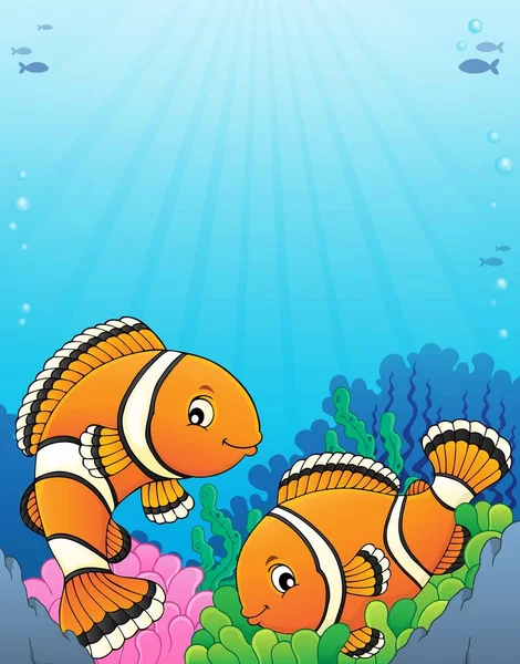 Clownfish tema imagen 5 — Archivo Imágenes Vectoriales