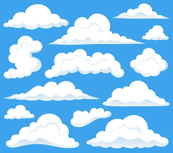 Nubes tema imagen 1 — Vector de stock