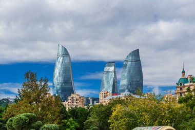 Cityscape alev kuleleri