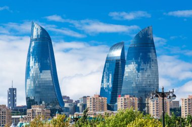 Cityscape alev kuleleri