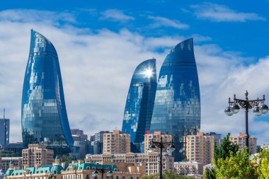 Cityscape alev kuleleri