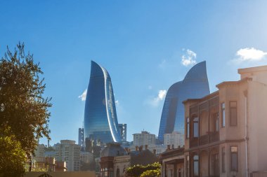 Cityscape alev kuleleri