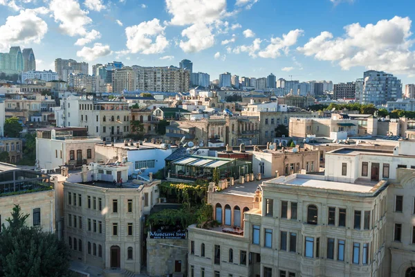 Panoramatický pohled na Baku. — Stock fotografie