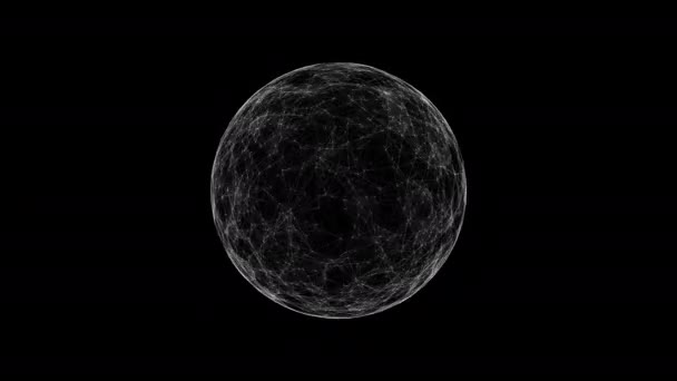 Composition géométrique abstraite, points et lignes lents 