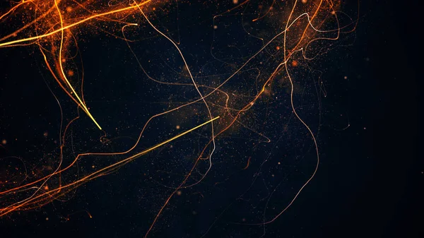 parlak yıldız ile köpüklü iz