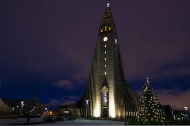 Reykjavik katedralde tanımlıkHallgrimskirkja 