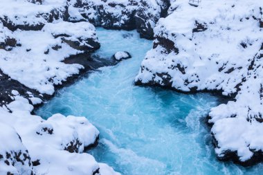 Güzel Bruarfoss şelale  