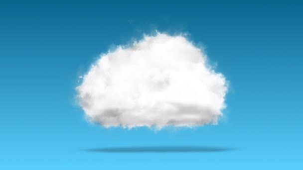 Cloud computing, concepto tecnológico — Vídeos de Stock