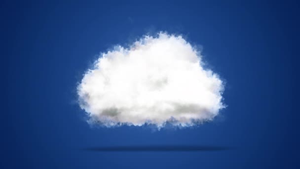 Cloud computing, concepto tecnológico — Vídeos de Stock