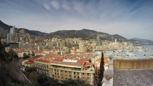 Lapso de tempo de Monaco, Monte Carlo — Vídeo de Stock