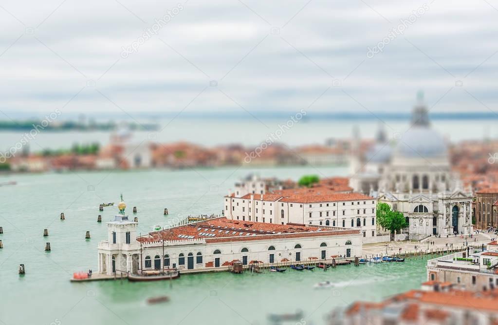 Cityscape of Venice with Santa Maria della Salute church