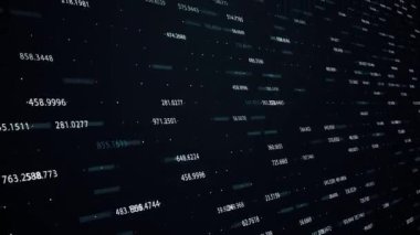 arka plan ile sayı akan sayaçları 