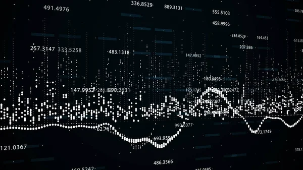 Dati finanziari e diagrammi di sfondo — Foto Stock