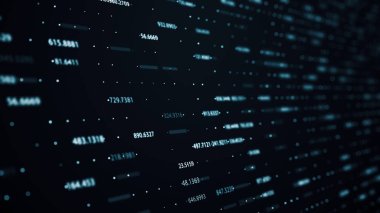 Finansal rakamları ve diyagramları arka plan