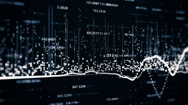 Dados financeiros e diagramas de fundo — Fotografia de Stock