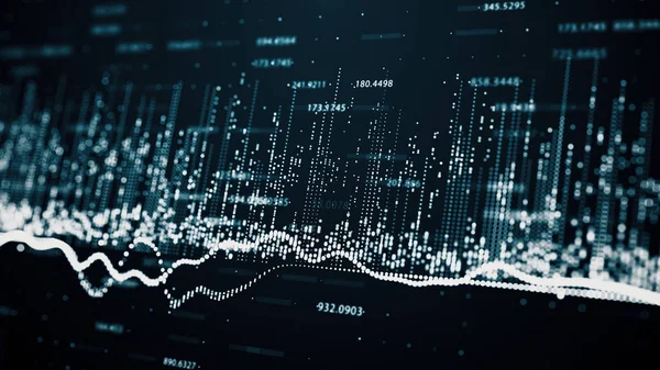 Dados financeiros e diagramas de fundo — Fotografia de Stock