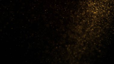 Parlayan parçacıklarla soyut arkaplan