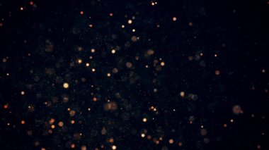 Parlayan parçacıklarla soyut arkaplan