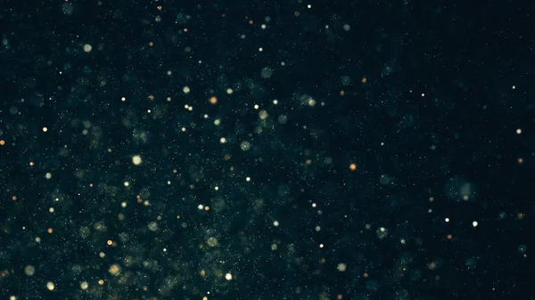 Parlayan parçacıklarla soyut arkaplan