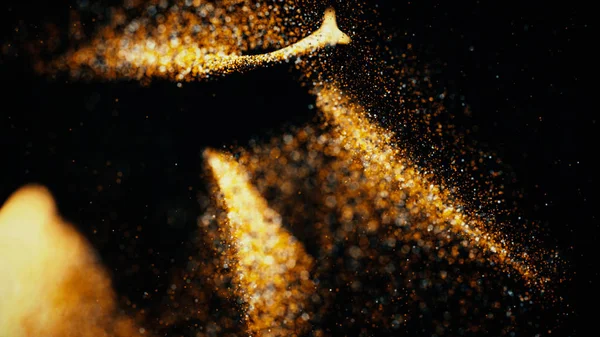 Parlayan parçacıklarla soyut arkaplan — Stok fotoğraf