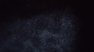 Parlayan ışıklar, ışınları ve köpüklü parçacıklar