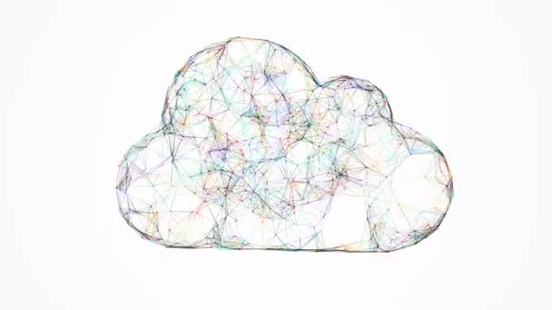 Cloud computing, concepto de TI — Vídeos de Stock