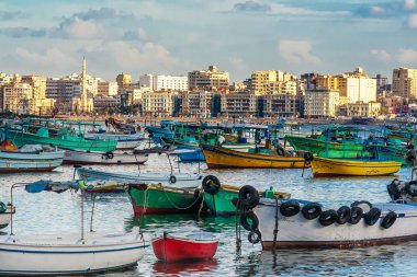 Alexandria Limanı görünümünü