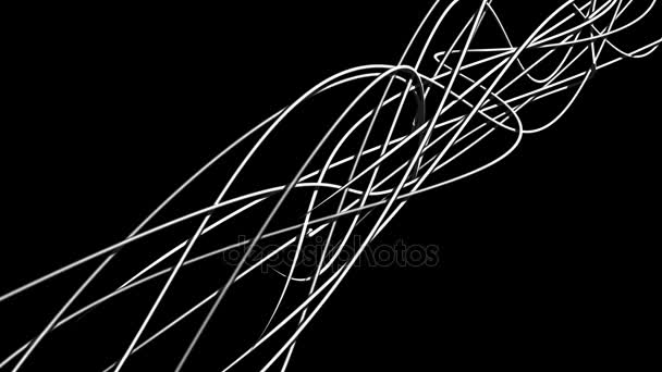 lignes entrelacées en acier 