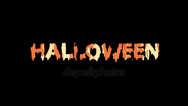 Animazione Halloween 4K — Video Stock