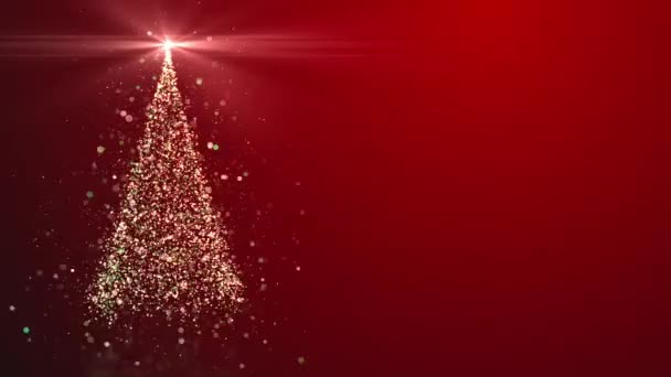 Vrolijk kerstgroet videokaart — Stockvideo