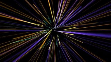 parlak çizgiler salladı